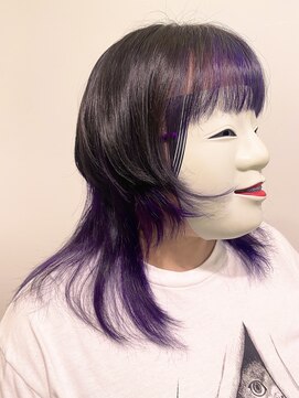 コマ(coma) 【coma中野】おしゃれ女子ウルフ×インナーカラー