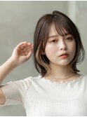 くびれボブ/インナーカラー/ボブ