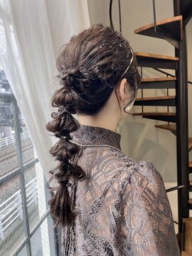 アトリエドゥーディマンシュ atelier doux dimanche 編みおろしアレンジ