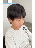 #小学生男の子カットマッシュウルフ