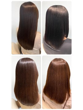 美容室フルール 20代30代40代髪質改善酸熱トリートメント艶感ストレート