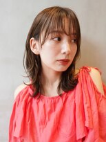ミディアムレイヤーカット/ウルフ/10代20代