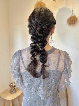 ルヴェール(Le Vert) ツイン◎編みおろしアレンジ