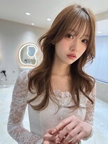 サイン 渋谷(SIGN)&nbsp;ザクザクレイヤーカット巻き方簡単ミディアムロング韓国表参道