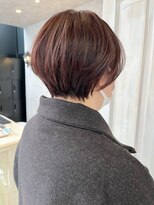 キャアリー(Caary)&nbsp;福山人気ばっさりイメチェンショートヘア小顔ピンクブラウン30代