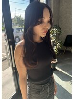 スレイ(SLAY)&nbsp;顔まわりレイヤー×ブラウンベージュ