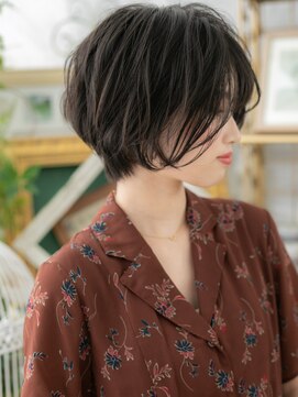 カバーヘア ブリス 北浦和(COVER HAIR bliss) ■黒髪ウェットヘアショートマッシュボブ401北浦和20代30代40代