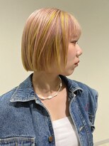 ヘアークラフト(Hair Craft)&nbsp;ライトピンク/ポイントイエロー