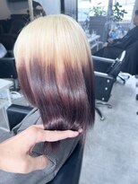 イヴ 原宿(I've)&nbsp;デザインカラー×ミディアムヘア【原宿/i've】tomoya