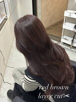 マーシュ 梅田(marshu)&nbsp;吉岡Style/レッドブラウン/韓国風