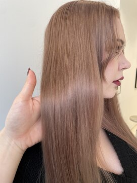 ハイブ 金沢(Hive) 透明感ミルクティーピンクベージュ