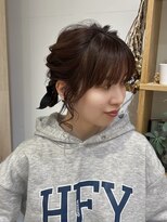 バイオレット 栄店(Violet)&nbsp;お呼ばれヘアアレンジ編み込みお団子ツインヘアセットIC-9