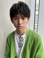 スクリーン(SCREEN)&nbsp;スペインカール/スパイキーショート/ブルーブラック/三宮/元町