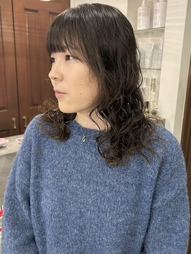 ネッコ(necco) ゆるふわセミロングパーマ