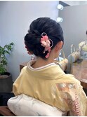 訪問着着付けとヘアメイク♪