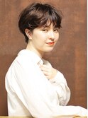 大人のラフショートヘア