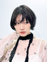 アイティーバイアルバム 藤沢店(IT by ALBUM)&nbsp;おくれ毛ショート顔周りレイヤーグレージュくびれヘア_F0554