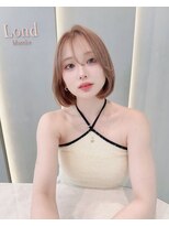 ロンドリゼル 札幌(Lond RiseL) オリーブグレー/前髪/ボブ/マロンベージュ/レイヤーカット/小顔