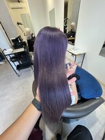 ハチマルハチ ナル 登戸店(808 nalu)&nbsp;シアーラベンダーの艶ロング