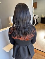 シエカ(C.eka)&nbsp;レイヤーカット◎毛先カラー/オレンジ