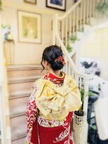 美容室 ティンカーベル 着付け