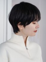 ガーデンヨコハマエスト(GARDEN YOKOHAMA est)&nbsp;黒髪　ショート　シースルーバング