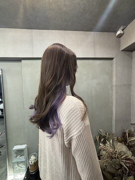 ファビ 渋谷(Fab) くびれヘア/暗めカラー/アプリコットオレンジ/縮毛矯正