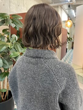 ノエ(noe) ボブパーマ/ボブ/レイヤーカット/ダブルカラー/ブリーチ/栄h270