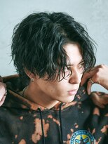 エルマーク 京都駅前(L-MARK)&nbsp;センターパート/波巻きパーマ/スパイラルパーマ/men's