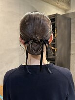 オムズ 大須店(OM's)&nbsp;シニヨン/お団子ヘア/個性派/卒業式ヘアセット