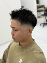 ヘアーメイク クーラ 行橋店(Hair make CURA)&nbsp;スキンフェードショートスタイル