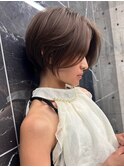 ミディアムレイヤーカットボブショート国分寺立川髪質改善