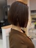 【うねり髪への負担軽減/50代からの】カット＋自然な縮毛矯正