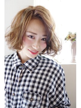 ヘアガーデンリゾートグランツ 淵野辺(Hair Garden Resort Glanz) Glanz大人可愛い カジュアルパーマ