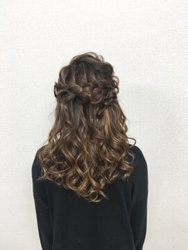 ヘアセット専門店 ナゴミ 渋谷店(nagomi) リボンハーフアップ