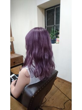 ヘアー アイス カンナ(HAIR ICI Canna) ピンクバイオレット×レイヤー
