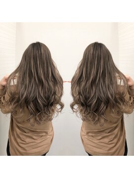 デザイン フォー ヘアー グランツ プロデュース バイ ヒス(Design for hair GRAnt'z) ミルクティーグレージュシールエクステ