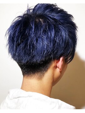 ヘアリゾートエーアイ 新宿西口店(hair resort Ai) ブルーマッシュ髪質改善ヘア【新宿　美容室　カラー　ブルー】