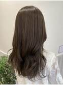 透け感。アッシュベージュ