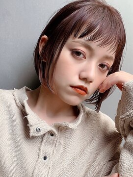 メイクス 表参道(MAKE'S omotesando) 【堀口】マロンベージュ/Aラインボブ/かきあげロング/イメチェン