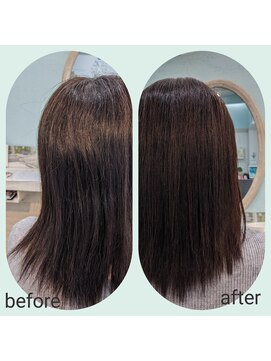 マオヘアー(MAO hair) 【MAOｈａｉｒ】　縮毛矯正カール（ナチュラルストレート）