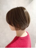 20代30代40代☆軽やかなまるみショートボブ