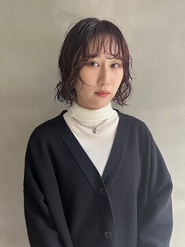 アマーク(a mark) 【能田　花音】ボブパーマ