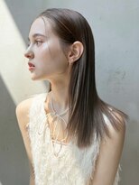 アルバム 渋谷パルコ(ALBUM)&nbsp;まろグレージュストレート_グレージュカラーボブウルフ_ba401251