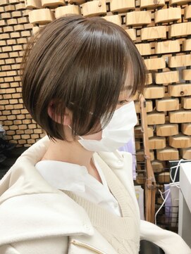 ブリスバイナチュラル(Bliss by Natural) 宇都宮美容室/丸みショート/ショート @sou___t