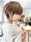 小顔補正立体カットショートボブショコラアッシュ20代30代40代