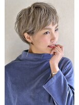 シャイニー(SHINY)&nbsp;ハイグレージュショート_マッシュショート_池袋_20代・30代/小顔