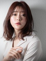 カバーヘア ブリス 志木南口駅前店(COVER HAIR bliss)&nbsp;艶感ベビーピンクベージュヘルシースタイルv志木20代30代40代