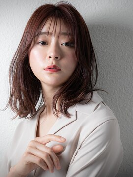 カバーヘア ブリス 志木南口駅前店(COVER HAIR bliss) 艶感ベビーピンクベージュヘルシースタイルv志木20代30代40代