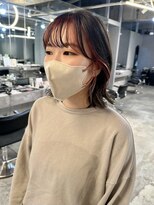 イトシテ&nbsp;顔まわりレイヤー×インナーピンクカラー　【鎌田　隆雅】